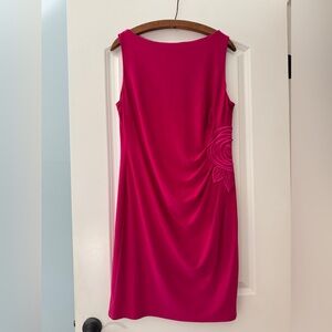 Jones New York fushia pink crepe dress NWT size 14